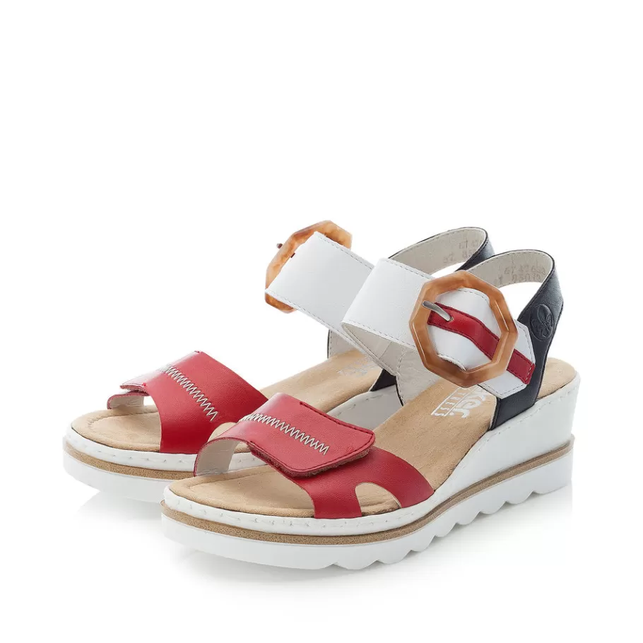 Men/Women Rieker Sandals>67476 Rose